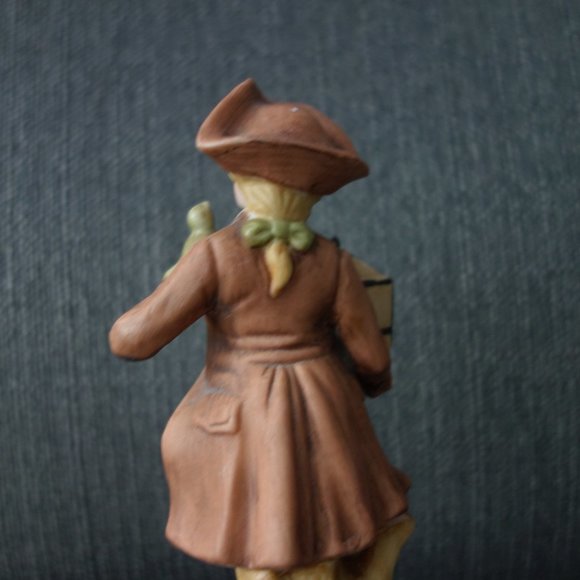 Vintage Ruhla Clock Made in Germany on base with German Figurine - Picture 7 of 16